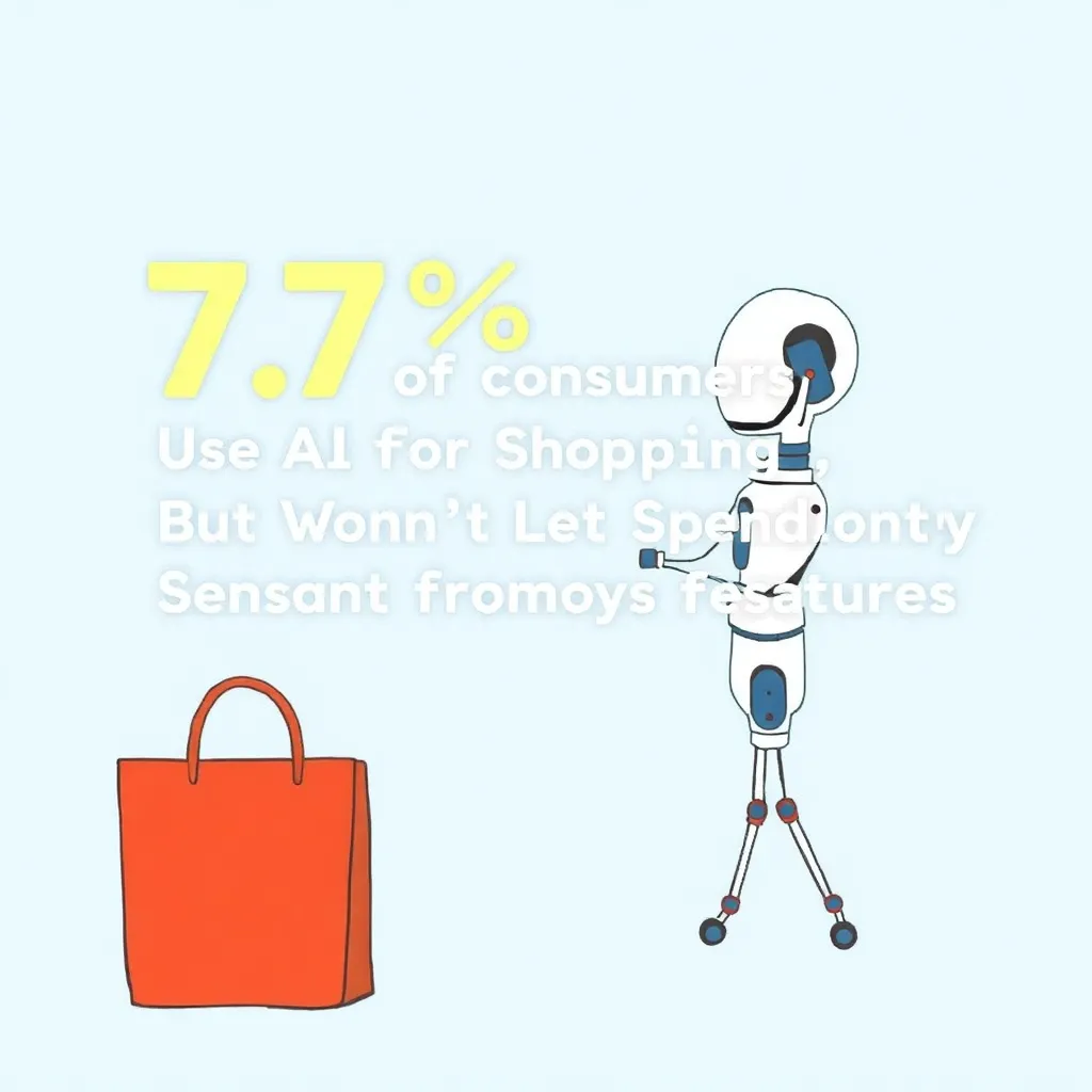 77% OF CONSUMERS USE AI FOR SHOPPING, BUT WON'T LET IT SPEND MONEY