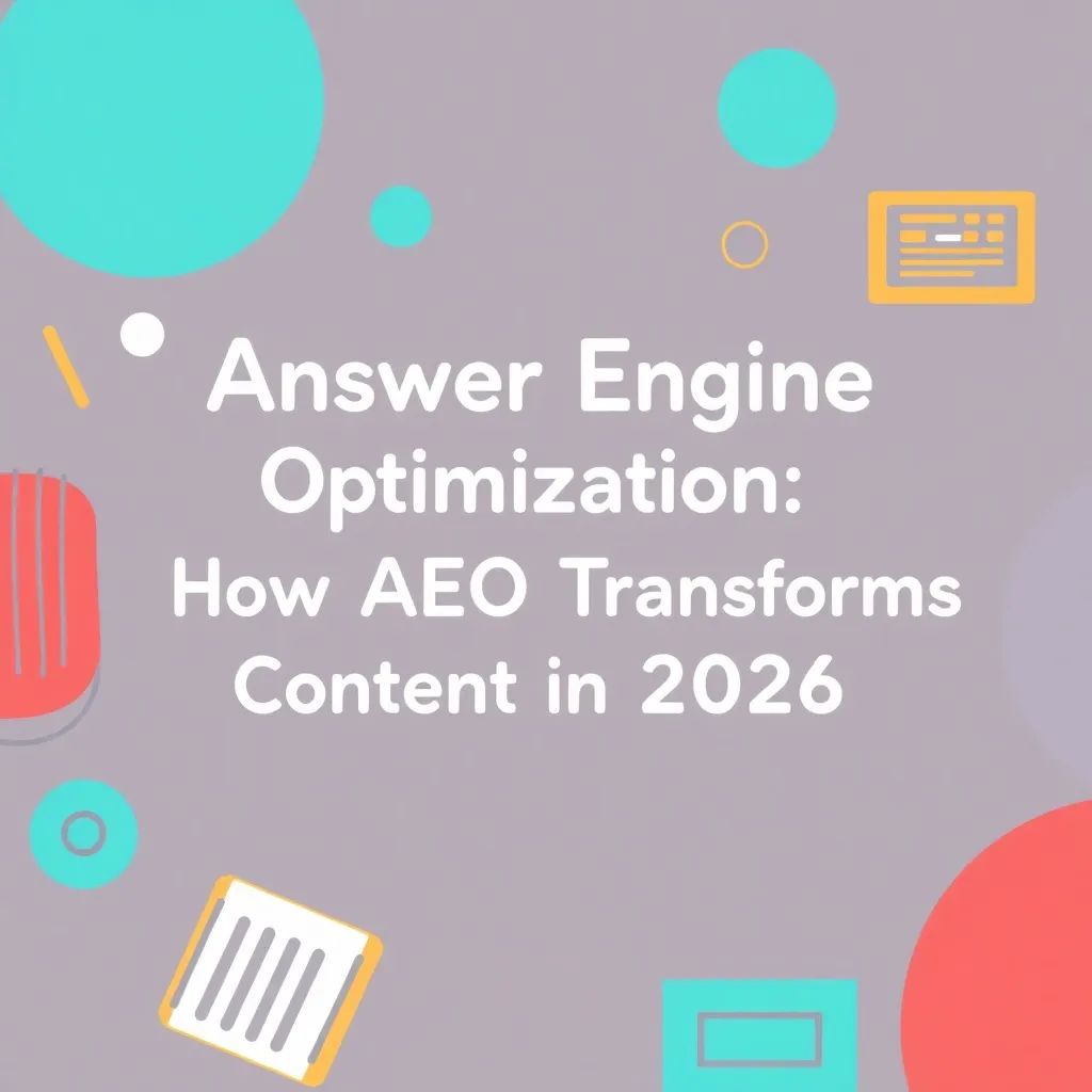 ANSWER ENGINE OPTIMIZATION: HOW AEO TRANSFORMS CONTENT IN 2026