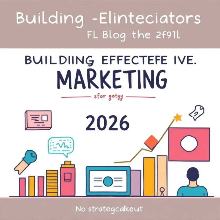 BUILDING EFFECTIVE MARKETING STRATEGIES FOR 2026: A STRATEGIC GUIDE