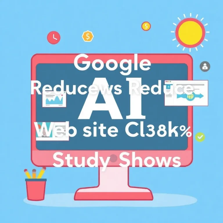 GOOGLE AI OVERVIEWS REDUCE WEBSITE CLICKS BY 38% STUDY SHOWS