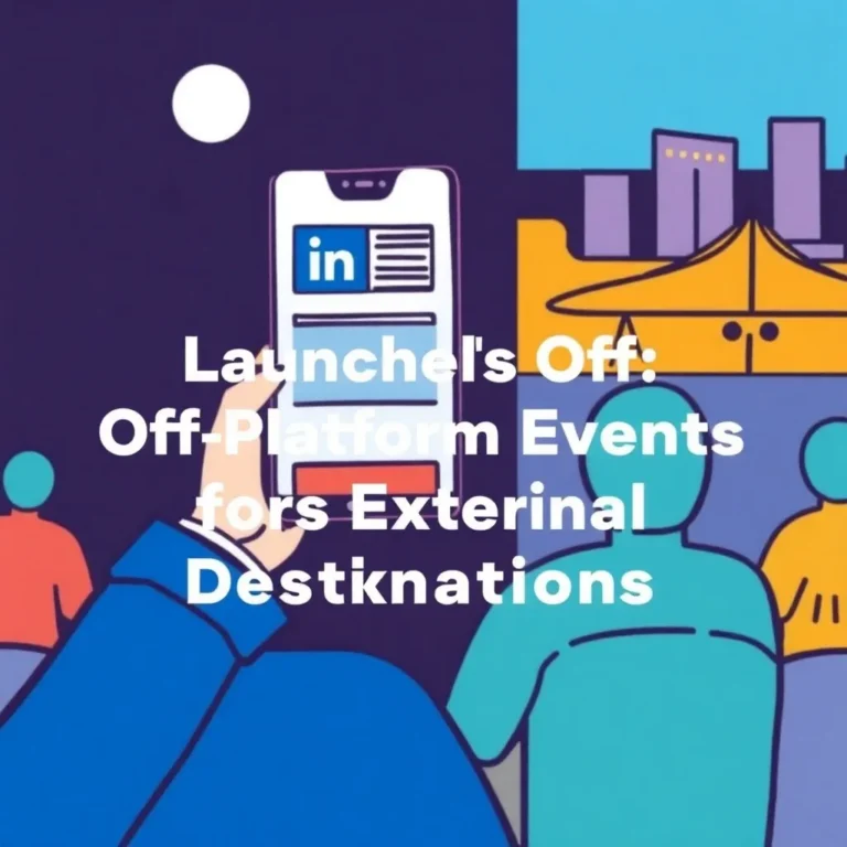 LINKEDIN LAUNCHES OFF-PLATFORM EVENT ADS FOR EXTERNAL DESTINATIONS
