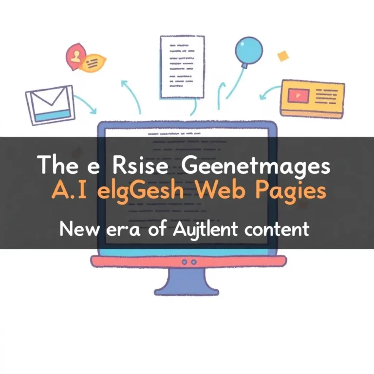 THE RISE OF AI-GENERATED WEB PAGES: A NEW ERA OF AUTOMATED CONTENT