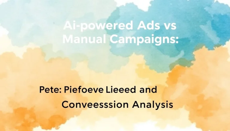 AI-POWERED ADS VS MANUAL CAMPAIGNS: PERFORMANCE AND CONVERSION ANALYSIS