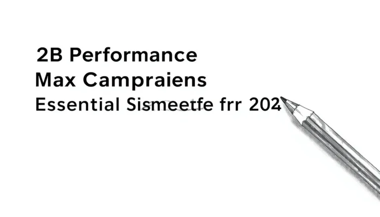B2B PERFORMANCE MAX CAMPAIGNS: ESSENTIAL STRATEGIES FOR 2024