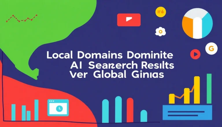 LOCAL DOMAINS DOMINATE AI SEARCH RESULTS OVER GLOBAL GIANTS