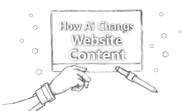 HOW AI CHANGES WEBSITE CONTENT STRATEGY: BEYOND DESIGN TO MESSAGE