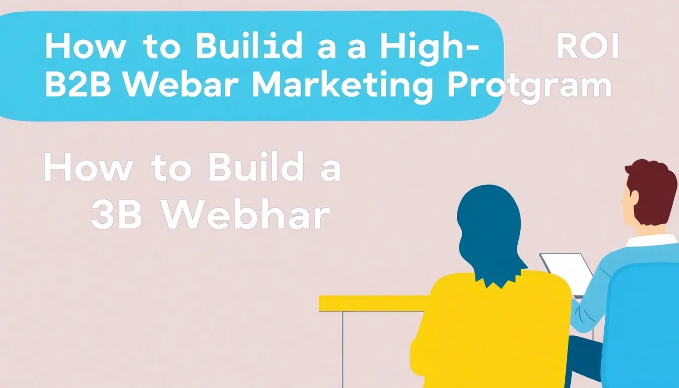 HOW TO BUILD A HIGH-ROI B2B WEBINAR MARKETING PROGRAM